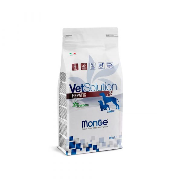 Ветеринарная диета Monge VetSolution Dog Hepatic Гепатик для собак при заболеваниях печени 2 кг