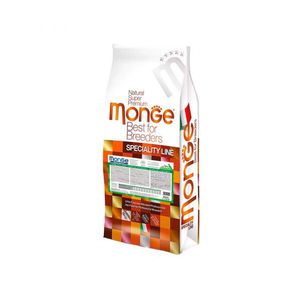 Monge Dog PFB Monoprotein Сухой корм для собак всех пород, Кролик с Рисом и Картофелем 15 кг