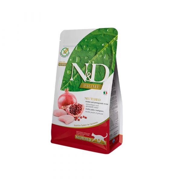 Farmina Н&Д Прайм Кэт Эдалт Ньютеред курица/гранат 0,3кг/N&D Prime Cat Neutered Chicken&Pomegranate Adult Neut 0,3kg