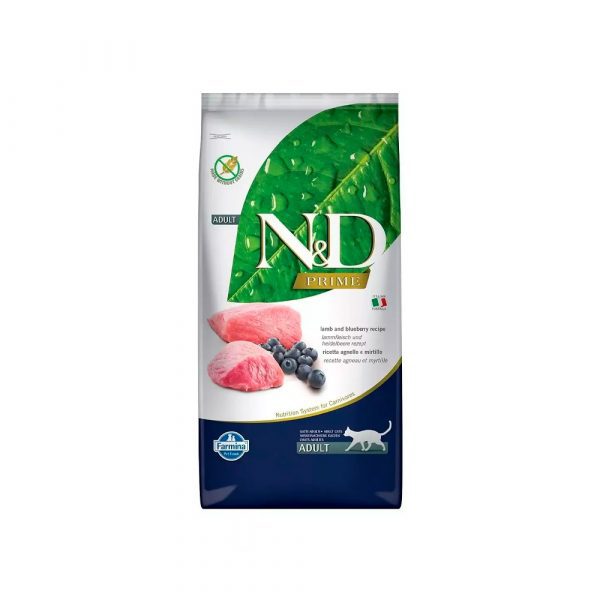 Farmina Н&Д Прайм Кэт Эдалт ягненок/черника 1,5 кг/N&D Prime Cat Lamb&Blueberry Adult 1.5 kg