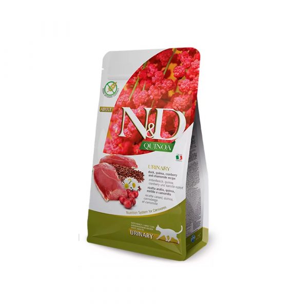 Farmina Н&Д Кэт Эдалт Киноа Утка&Клюква Уринари 1.5кг / N&D Cat Quinoa Urinary Duck, Cranberry adult 1.5kg