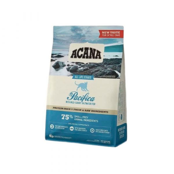 ACANA PACIFICA CAT 1,8 кг- беззерновой корм для кошек и котят с рыбой