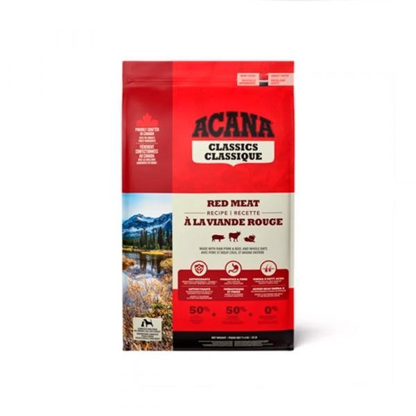 ACANA DOG RED MEAT RECIPE 2 кг- Биологически соответствующий корм для взрослых собак всех пород