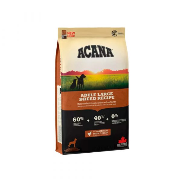 ACANA ADULT LARGE BREED 17кг- Биологически соответствующий корм для взрослых собак крупных пород