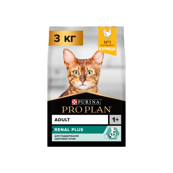Pro Plan. Корм сух. полнорац д/взр. кошек, с выс. содержанием курицы 3 кг