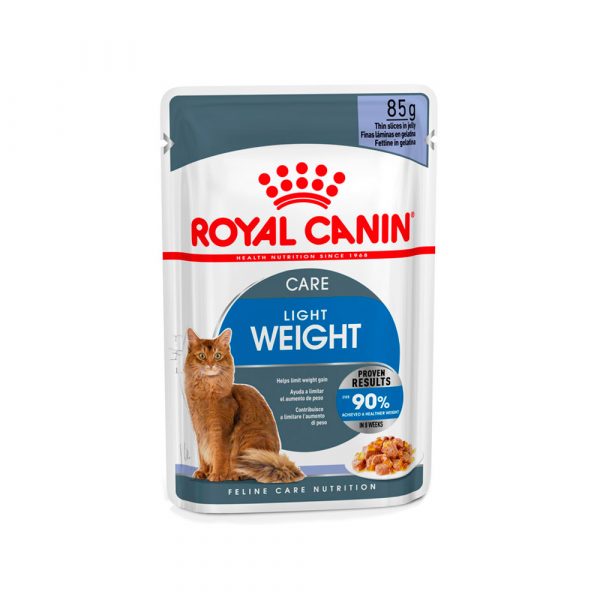 Влажный корм для кошек Royal Canin LIGHT WEIGHT CARE in JELLY 85г, кусочки в желе
