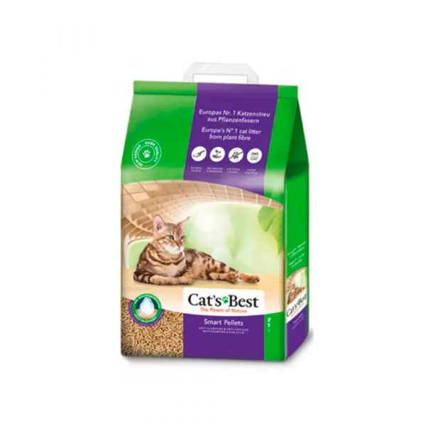 Наполнитель Cats Best Smart Pellets комкующийся древесный без запаха 20л/10кг