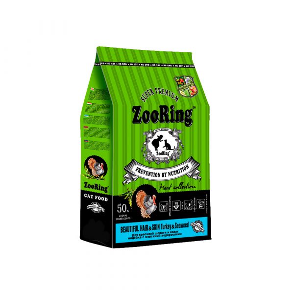 Zooring Beautiful Hair&Skin Turkey&Seaweed 0,4 кг