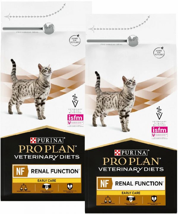 Pro Plan VETERINARY DIETS NF. Корм сухой полнорац. диетич. д/взр. кошек для поддержания функции почек при хронической почечной недостаточности, с ограниченным содерж. высококачеств. белка и фосфора 350 гр.
