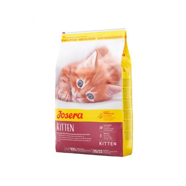 Josera Kitten (Kitten 35/22) для первого года жизни Вашего котенка, во время беременности и в период лактации кошек полнорационный сбалансированный корм