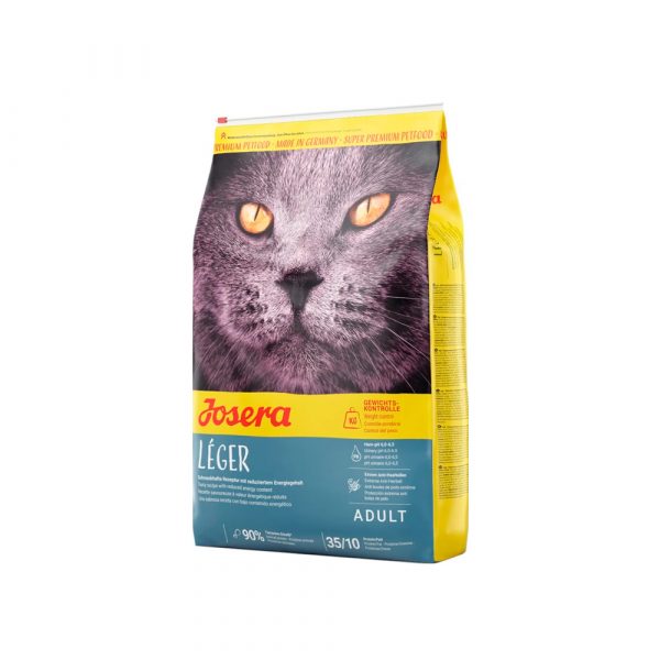 Josera Leger (Adult light 35/10) для взрослых малоактивных кошек или кошек, склонных к избыточному весу, с пониженным содержанием калорий и увеличенным количеством волокон 10 кг