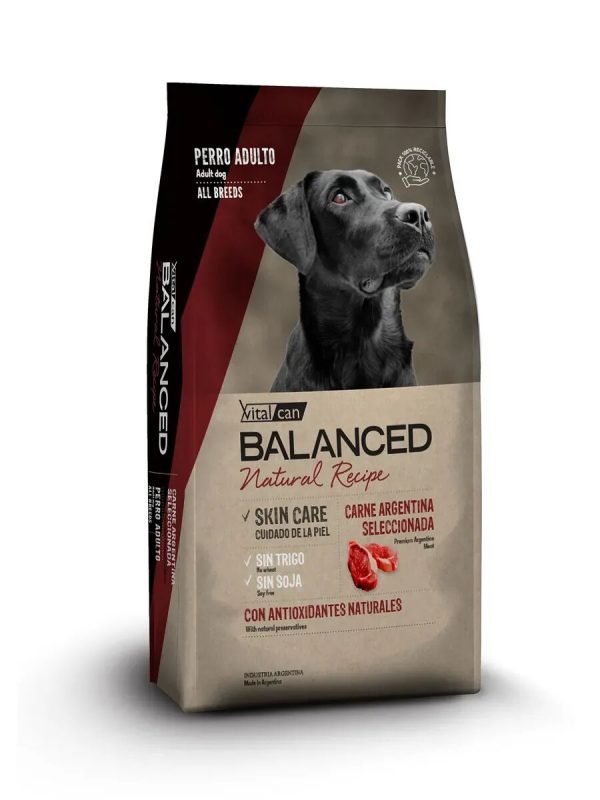 VitalCan Balanced Dog Natural Repice Корм д/взр собак с Аргентинской говядиной 3 кг.,