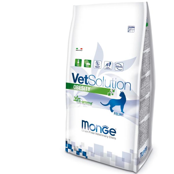 Monge Ветеринарная диета Monge VetSolution Cat Obesity Обесити для кошек при избыточном весе 0,4 гр.