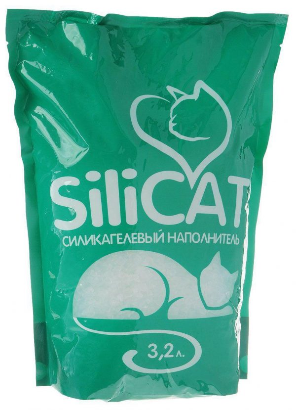 SiliCAT Наполнитель для кошачьего туалета, силикагелевый 3.2л