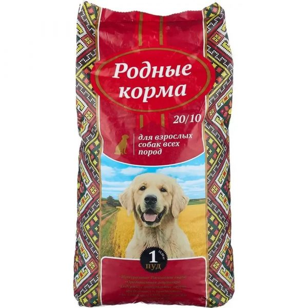 Родные Корма Сухой корм для собак Родные Корма 24/11 16,38 кг