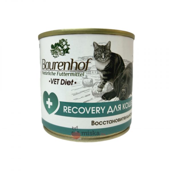 Baurenhof Naturliche Futtermittel VET Diet RECOVERY Влажный корм для собак и кошек, Восстановительная диета 240 гр